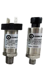 CS10 Industrial pressure transducers available with various connectors including DIN and Packard